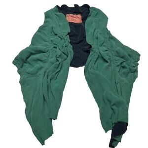 Shangana Heaven On Earth Handmade Gauze Open Wrap Top Women's One Size Silk